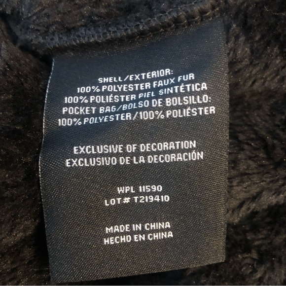 32 Degrees Plush Jacket Size S Black Full Zip NWT - Picture 6 of 14